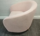 Lovely Pink Style Tub Chair