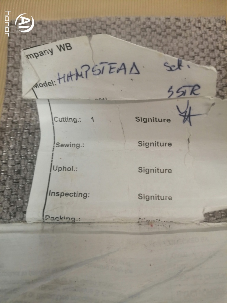 THREE SEATER GREY SOFA FROM FURNITURE VILLAGE