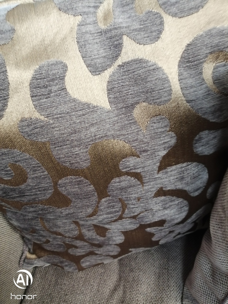 THREE SEATER GREY SOFA FROM FURNITURE VILLAGE