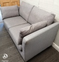 Modern grey sofa and armchair set