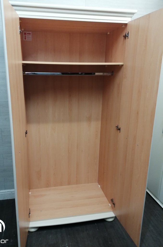 Nice White Double Wardrobe