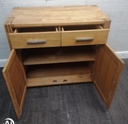 LOVELY BLOCK OAK MODERN SIDEBOARD