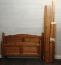 Qualiy solid pine 4ft6" bed frame