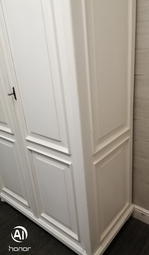 Lovely Old Pine Double Knock Down Wardrobe