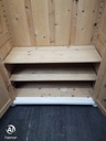 Lovely Old Pine Double Knock Down Wardrobe