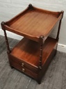 Repro Two Drawer Side Table