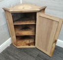 Lovely old pine wall corner unit