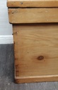 LOVELY LARGE OLD PINE BLANKET BOX /COFFEE TABLE
