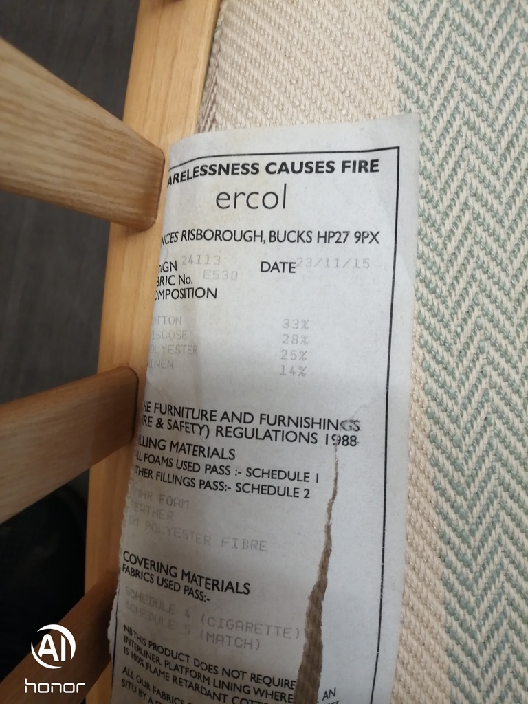 ERCOL Renaissance Three Seater Sofa