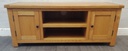 QUALITY OAK TV BENCH/STAND
