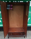 Stag double wardrobe with drawer