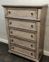 STUNNING LARGE GREY WASH STYLE CHEST DRAWERS