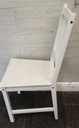 Set Of Six IKEA  White Dining Chairs