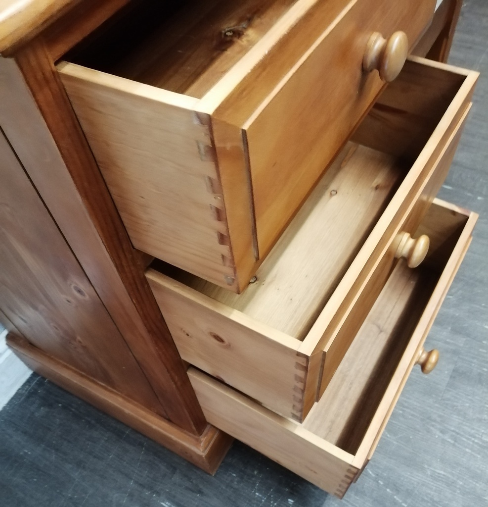 Solid pine dressing table set