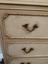 Marie Antoinette Style Painted Five Drawer Chest