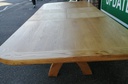 QUALITY OAK EXTENDING 11FT DINING TABLE