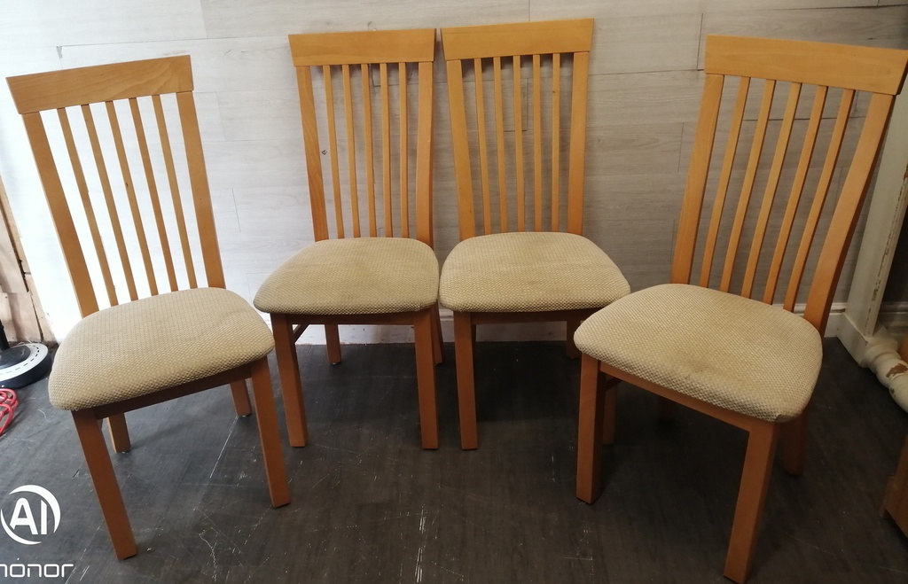SET OF FOUR  DINING CHAIRS