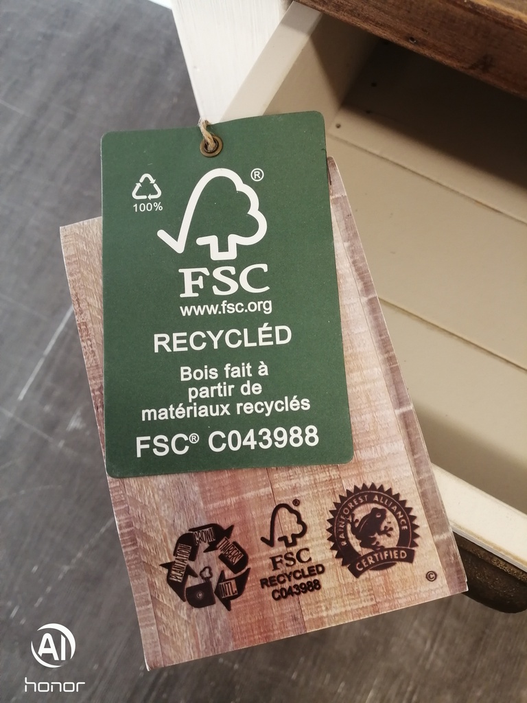 Rustic reclaimed wood Light Up Display Unit