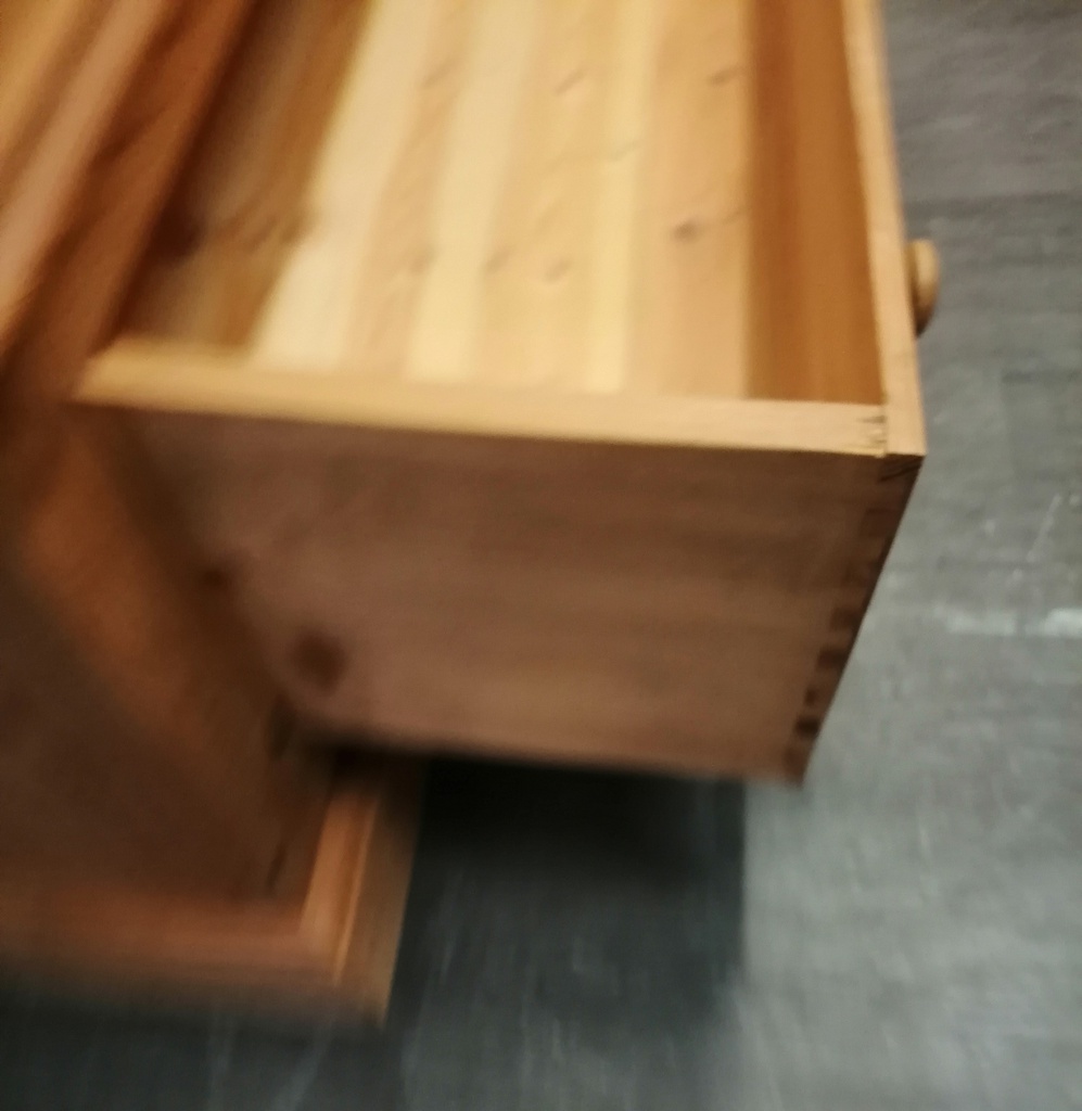 SOLID PINE WARDROBE WITH DRAWER