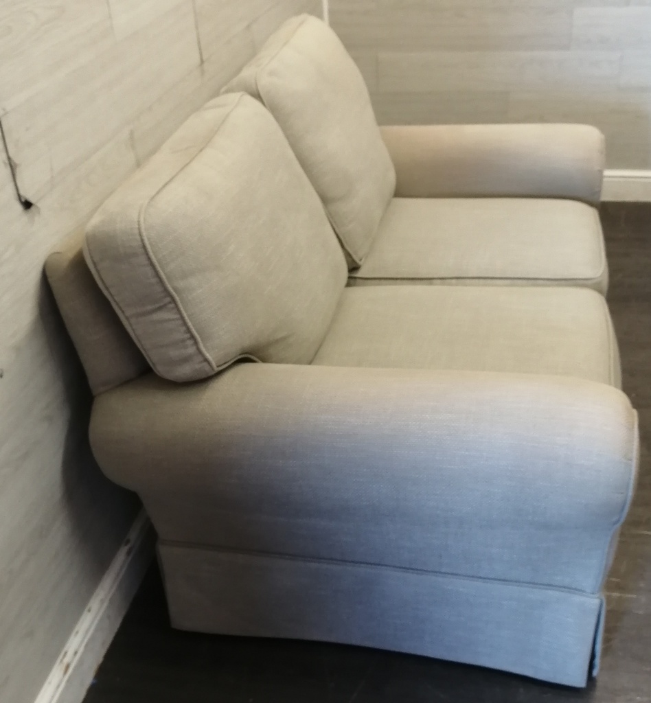 Laura Ashley neat beige sofa
