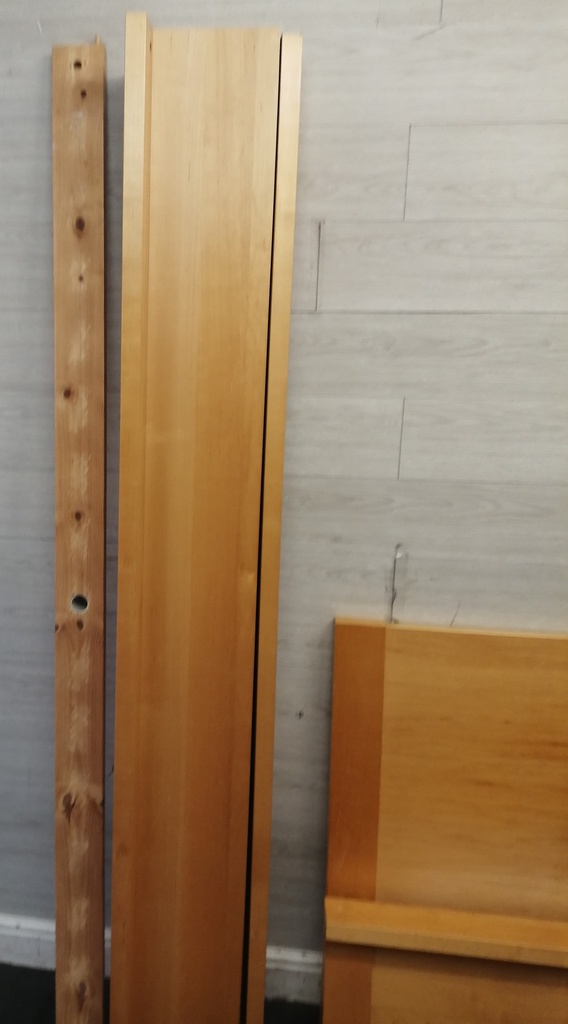 5FT BEECH STYLE  BED FRAME