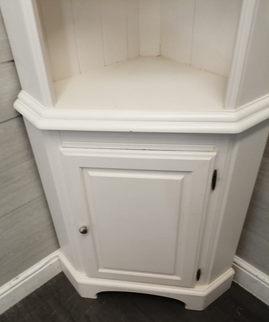 DUCAL PAINTED WHITE CORNER UNIT