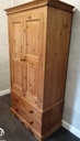 SOLID PINE WARDROBE WITH DRAWERS