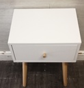 MODERN WHITE BEDSIDE