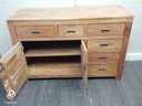 LOVELY RUSTIC WOOD SIDEBOARD / CHEST