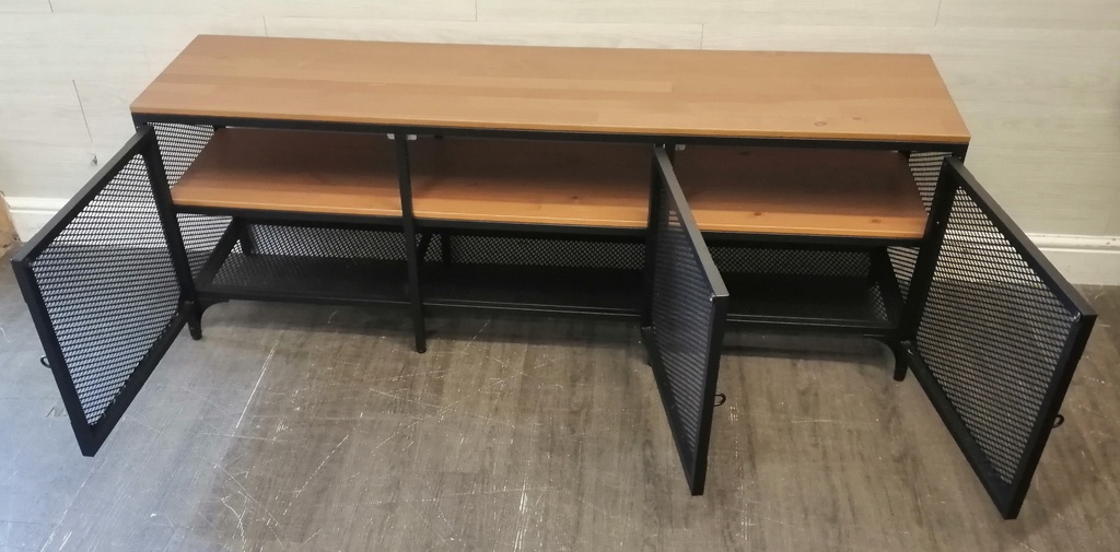Ikea FJÄLLBO TV bench, black