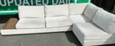 LOVELY MODERN CREAM CORNER SOFA
