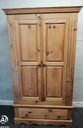 SOLID PINE WARDROBE WITH DRAWER
