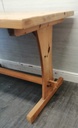 Solid Pine Dining Table &amp; Two Benches