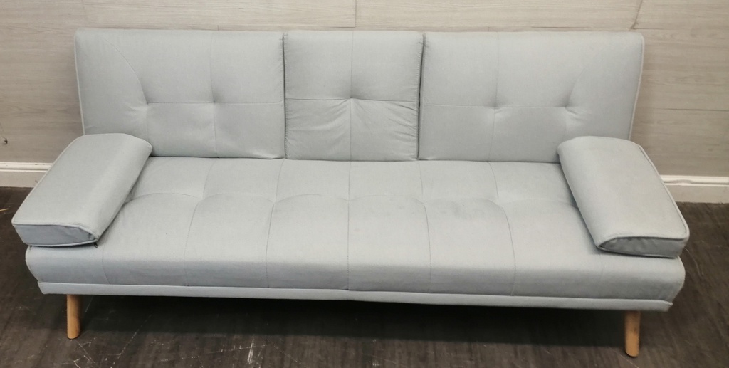 LIGHT BLUE CLICK-CLACK SOFA BED