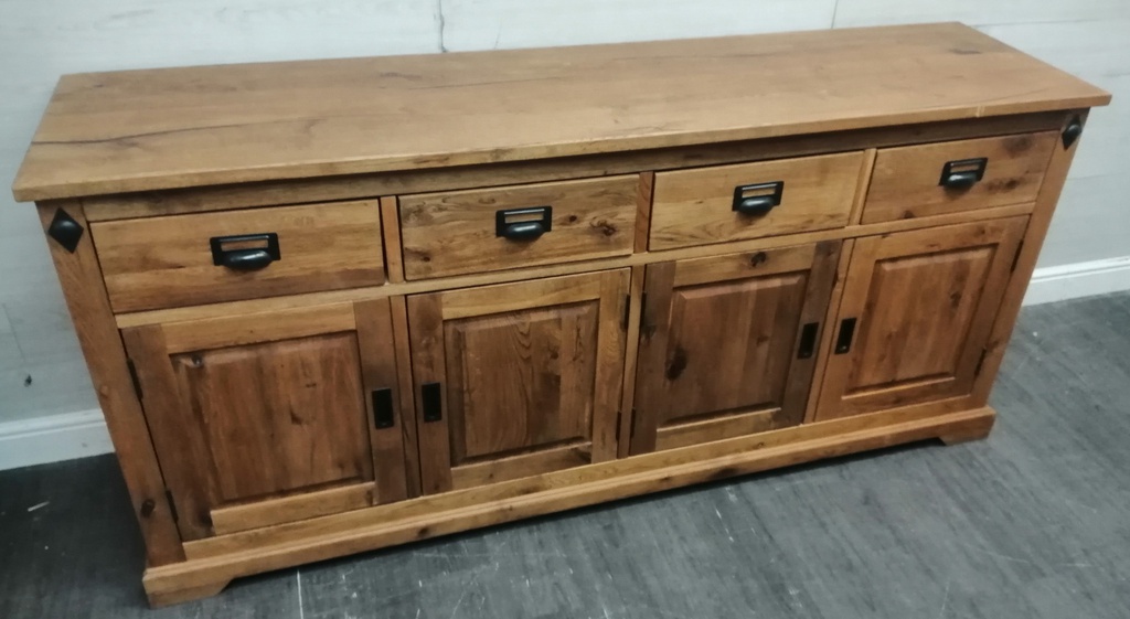 Large Rustic Pine Sideboard