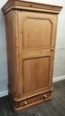 Solid pine single door wardrobe