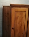 Double pine wardrobe