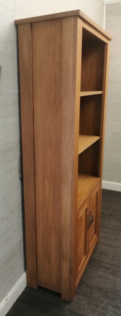 Oak Cupboard Base Bookcase