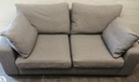 MODERN GREY TWO SEATER SOFA