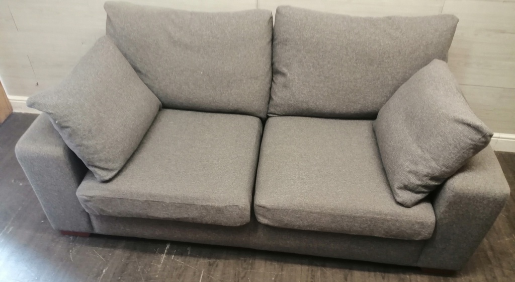 MODERN GREY TWO SEATER SOFA