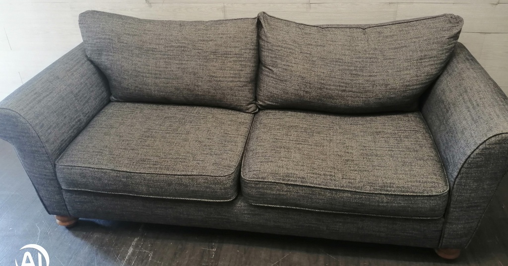Lovely modern grey sofa &amp; armchair &amp; footstool set from Nextsuite
