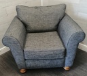 Lovely modern grey sofa &amp; armchair &amp; footstool set from Nextsuite