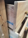 PINE THREE DRAWER BEDSIDE