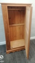 SINGLE DOOR SOLID PINE LOW WARDROBE
