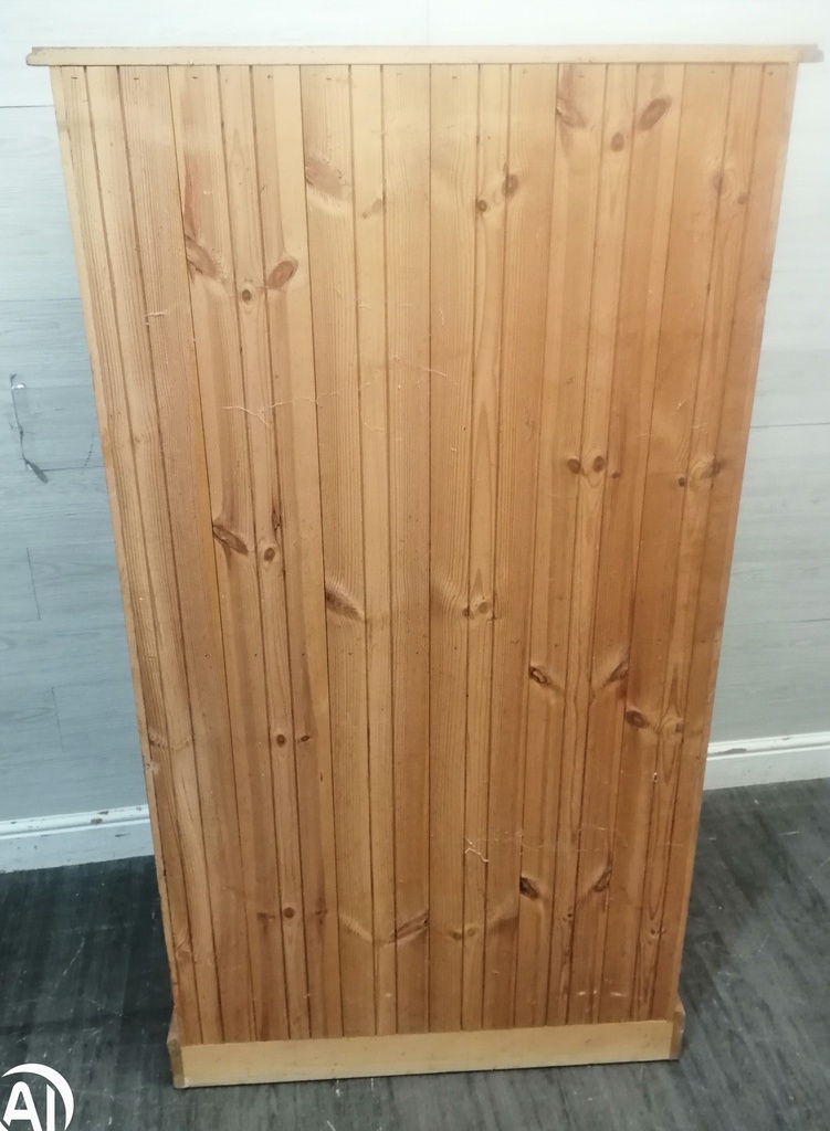 SINGLE DOOR SOLID PINE LOW WARDROBE