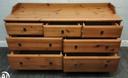 IKEA ‘LEKSVIK’ Pine Seven Drawer Chest