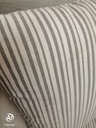 Beige &amp; Brown Toned Three Seater Pillow Back Sofa