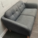 NEAT TWO SEATER  GREY TONED SOFA
