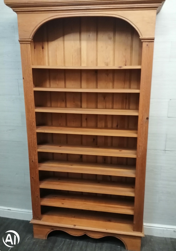 Soid Pine Bookcase / CD Storage unit