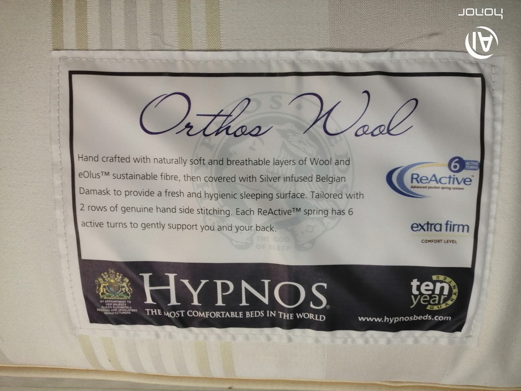 QUALITY 5FT HYPNOS EXTRA FIRM MATTRESS